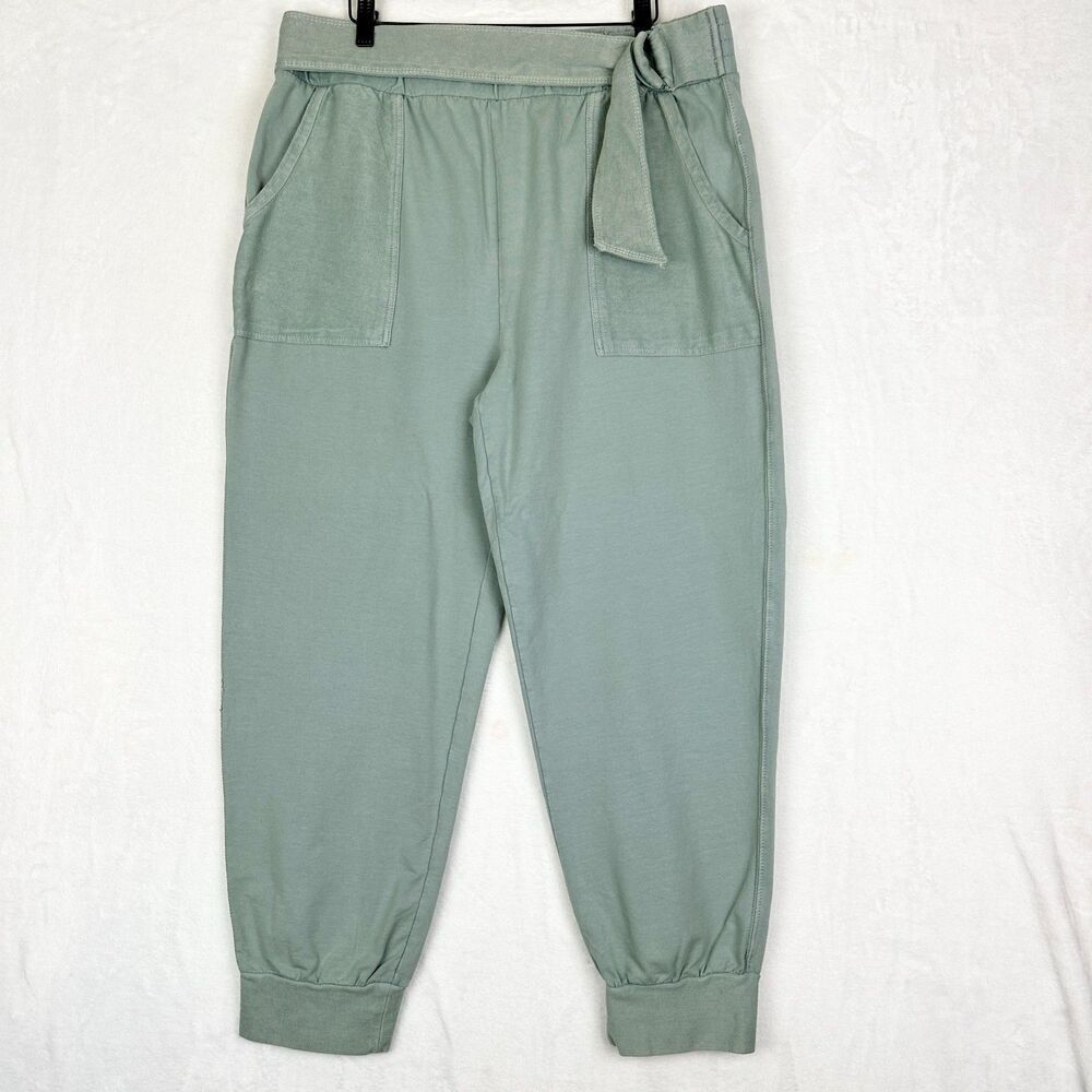 Anthropologie Saturday Sunday Sydney Belted Jogger Pants Size Large NWT